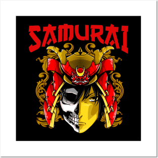 Skull Samurai Posters and Art